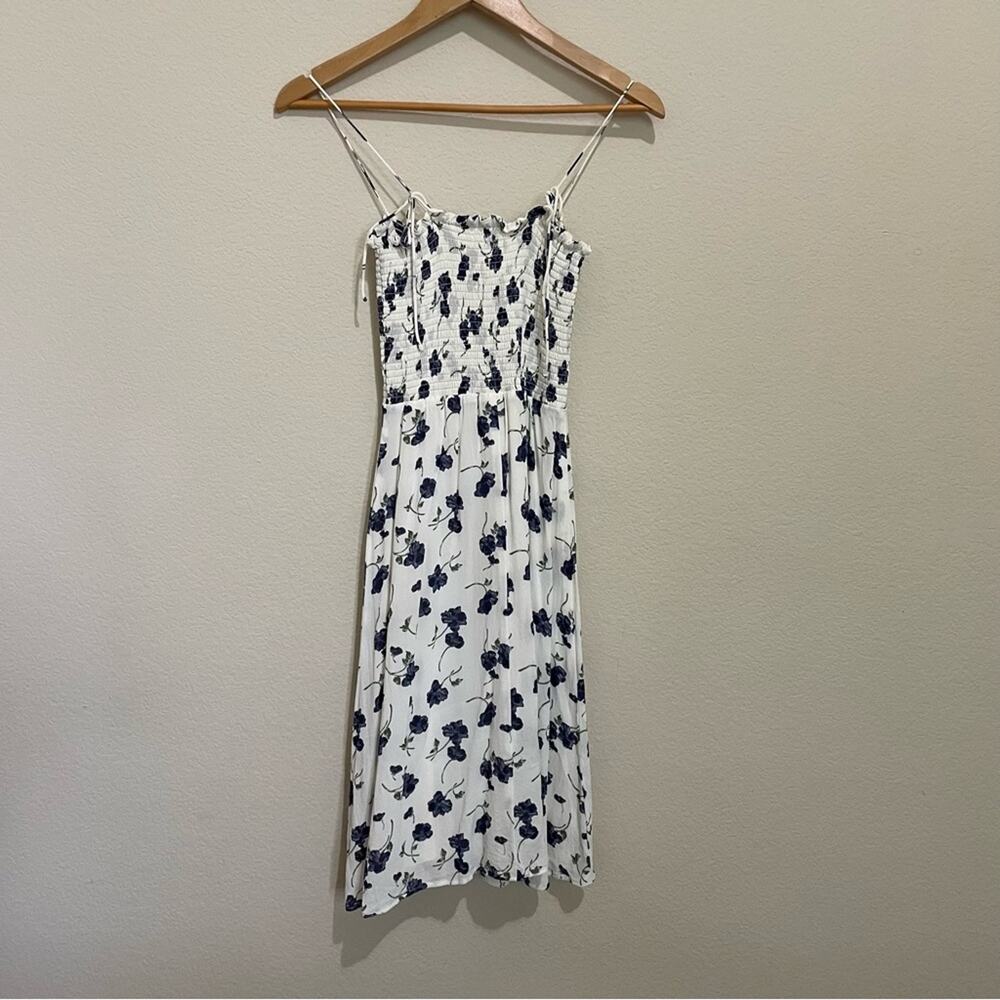 Reformation Sable Dress Blueberries - Picture 5 of 7